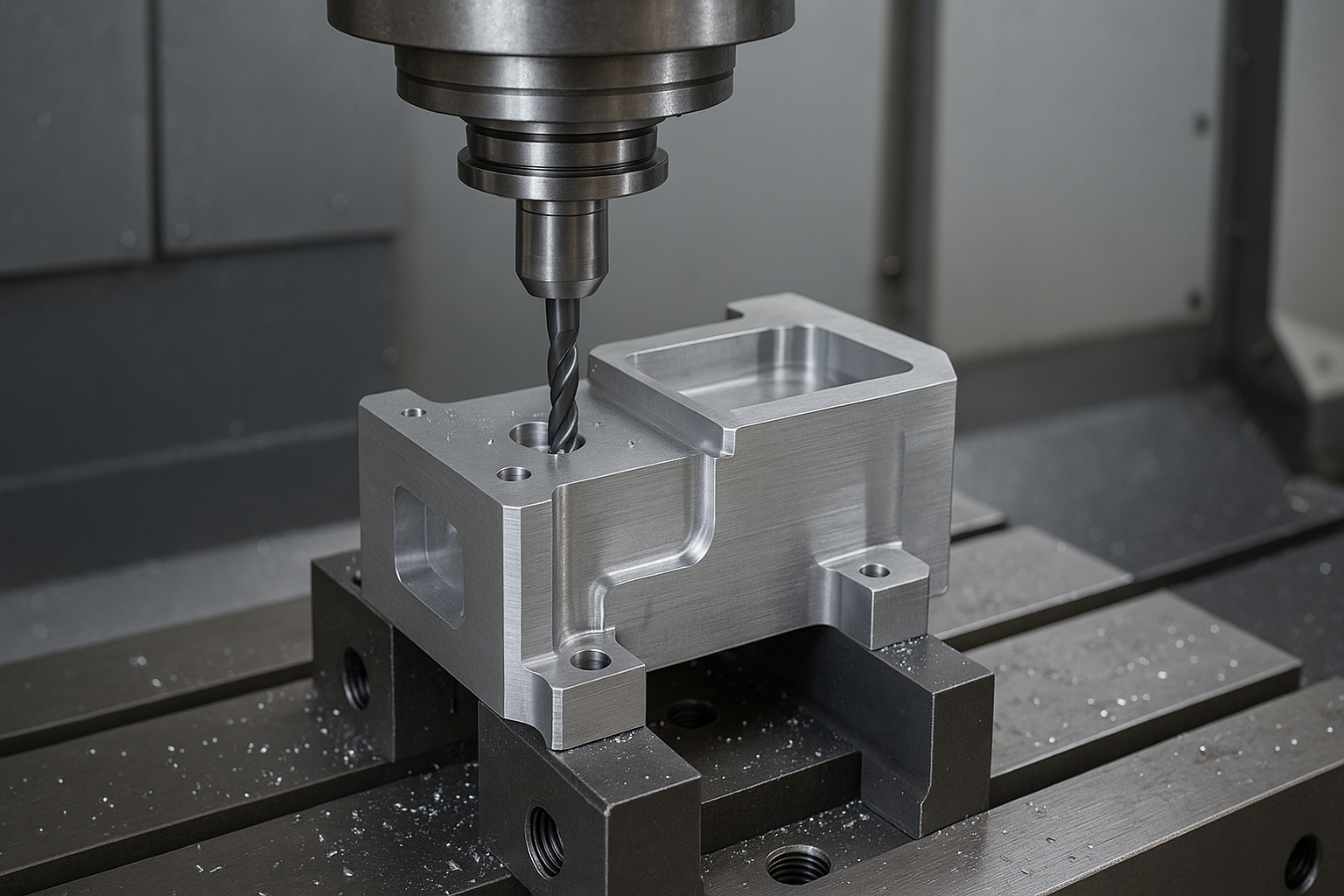 เครื่องกัดและเจาะชิ้นงาน