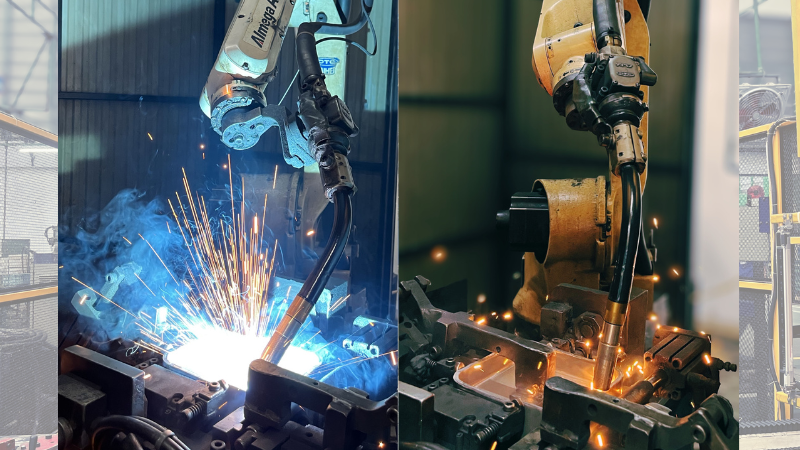 หุ่นยนต์เชื่อมประกอบโครงสร้าง